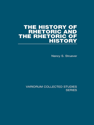 cover image of The History of Rhetoric and the Rhetoric of History